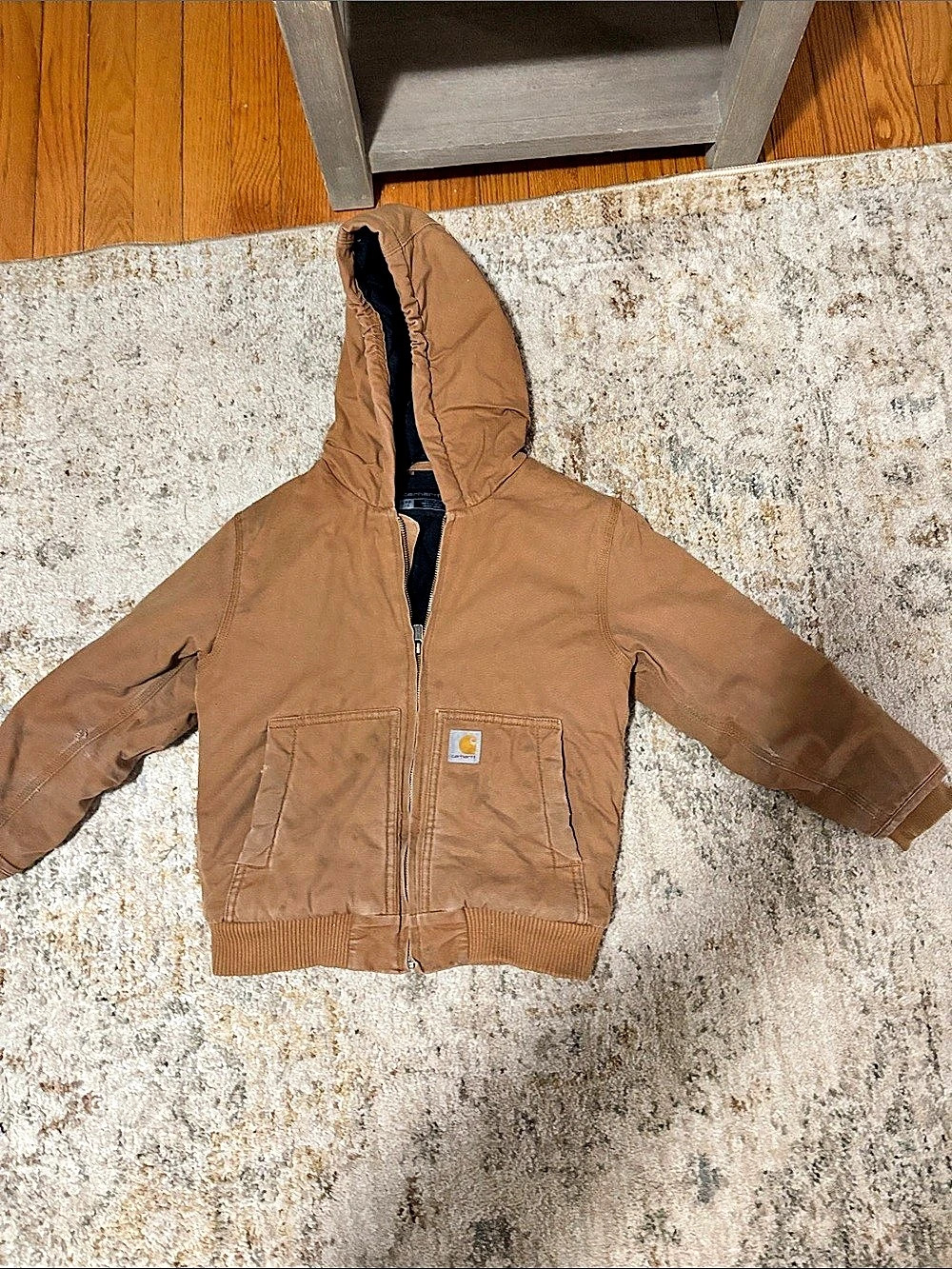 Carhartt Kids Hooded Canvas Jacket 7-8